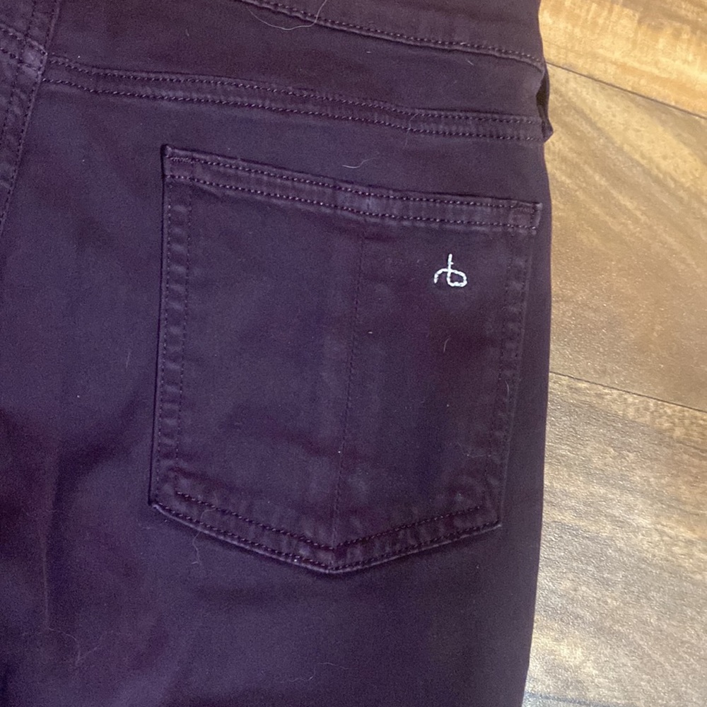 Rag & Bone | burgundy skinny jeans | size 29 - Picture 5 of 7